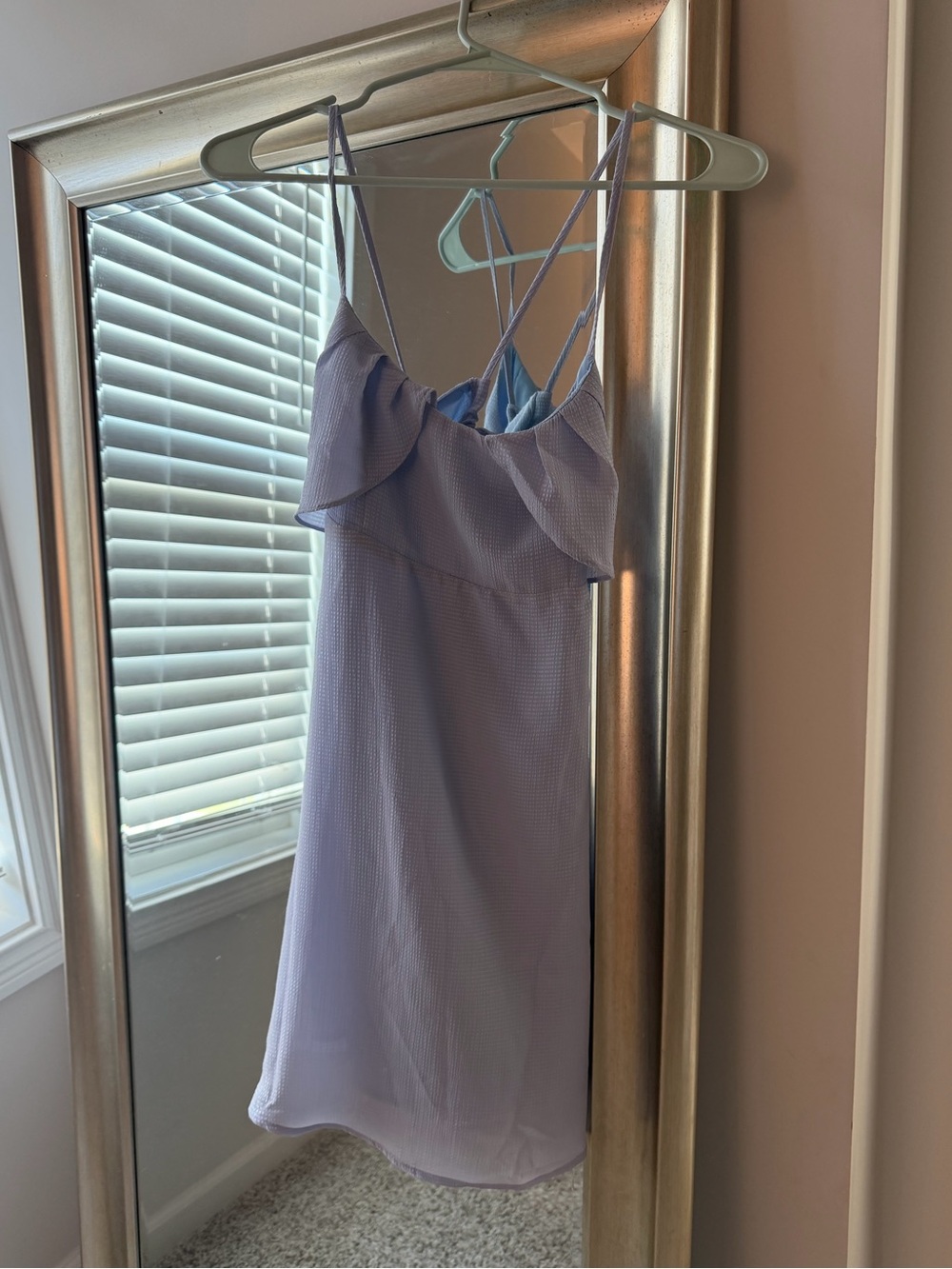 Light blue Ruffle Chemise Slip - Women Intimates